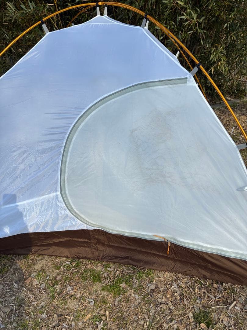 モンベルクロノスドームmont-bell 4人用　オレンジ