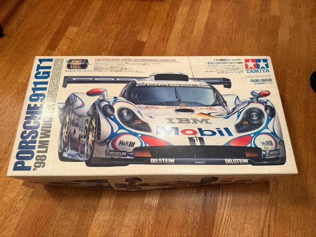 絶版 タミヤ 1/10 ポルシェ911 GT1 '98