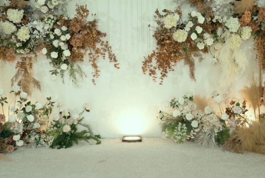 背景布【秋H】サンプル　9月お月見、ペット、トリミング撮影用　パンパスグラス