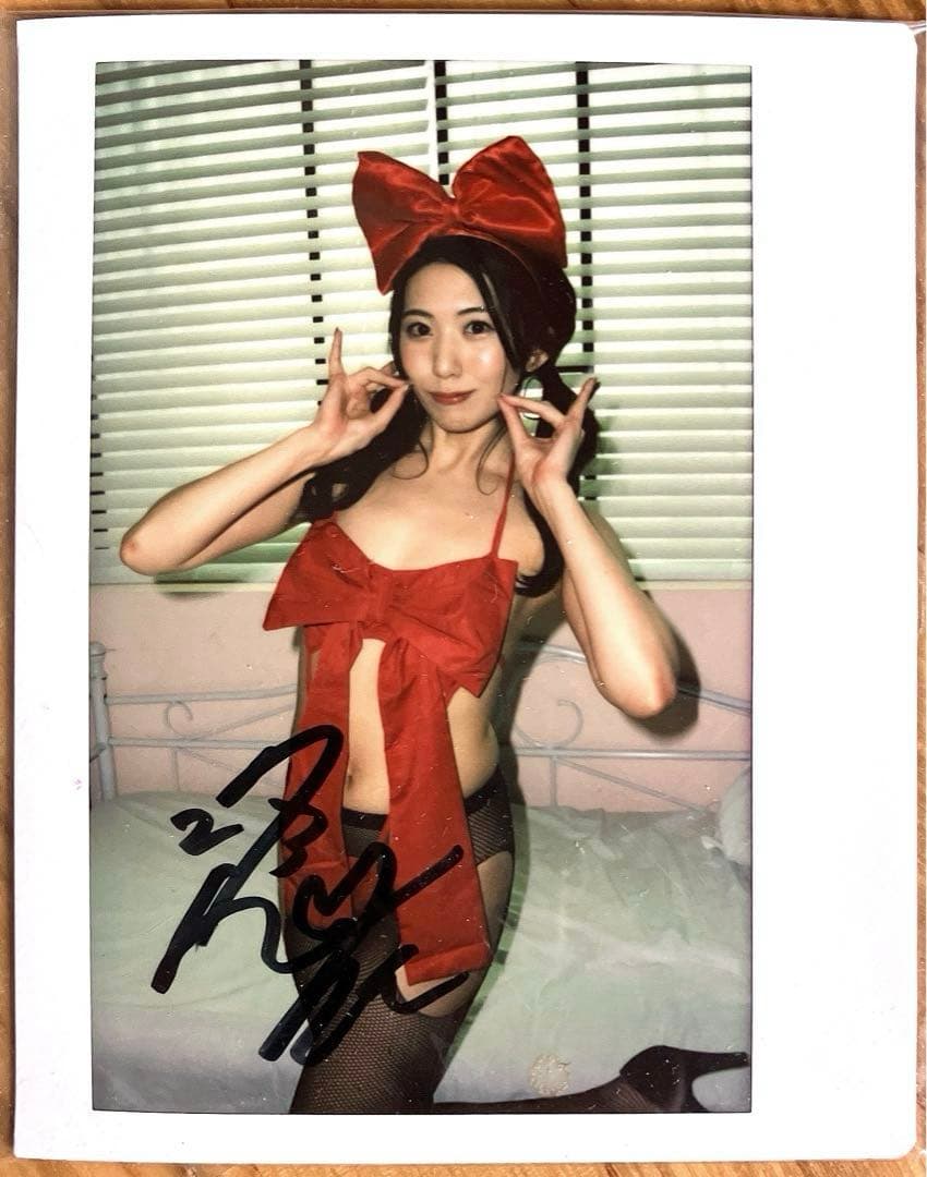 山岸逢花 直筆サイン入り ワイド チェキ 1 コスプレ 水着 山岸あや花 特典