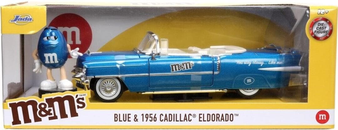 JD HR 1/24 M&M's 1956 キャデラック with BLUE