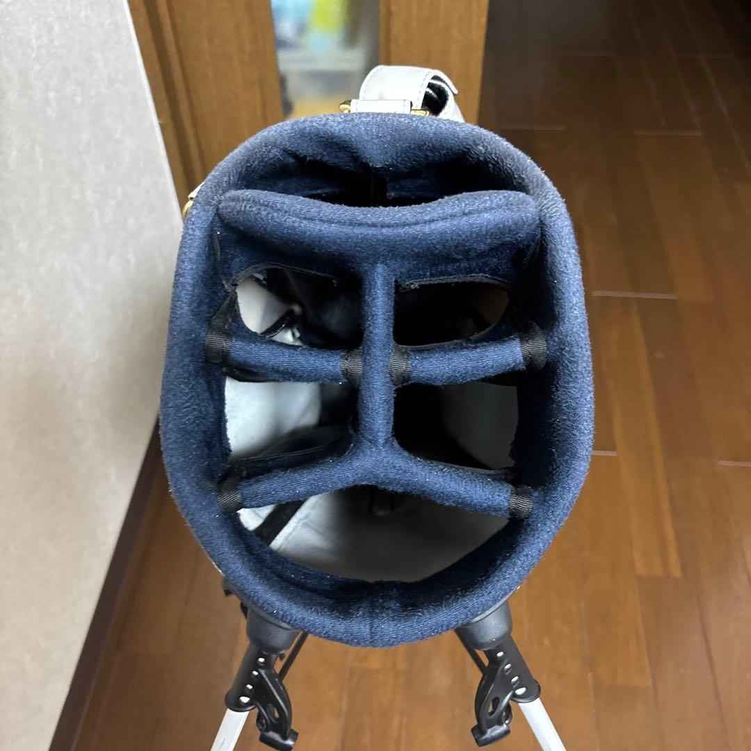 ムータマリンゴルフバック　エナメルホワイト