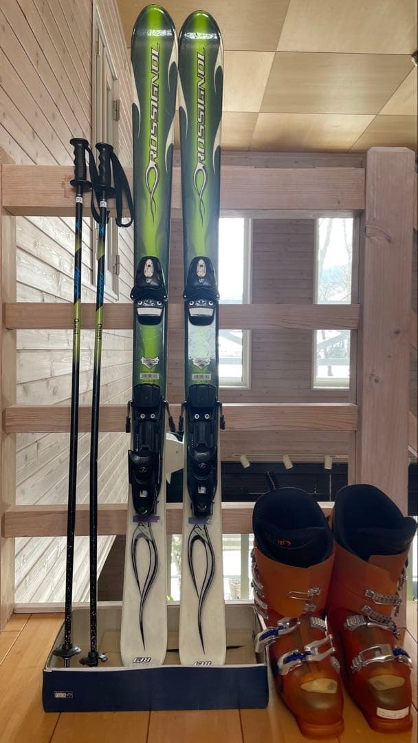 ロシニョールカービングスキー板子供ジュニアkidsキッズ138cmセット大人