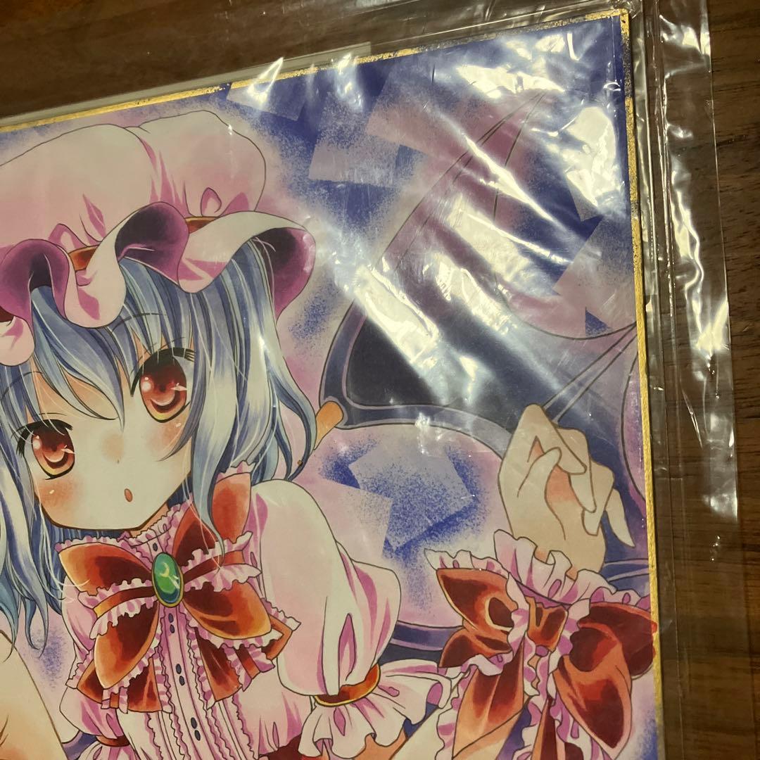 新品未開封　直筆　手描きオリジナルイラスト 色紙　レミリア　スカーレット