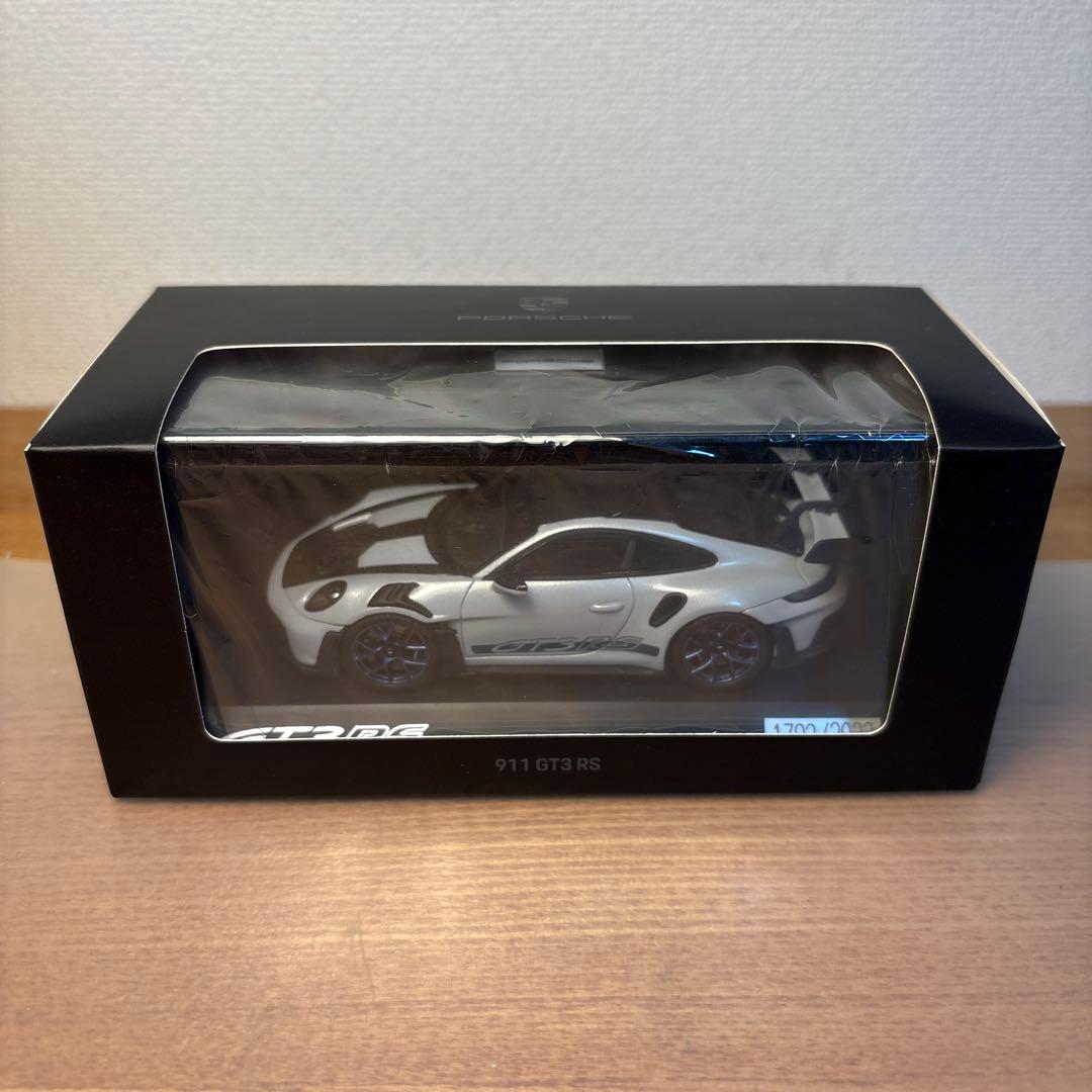 porsche ポルシェ　911 GT3 RS 1/43 ミニカー　アイスグレー