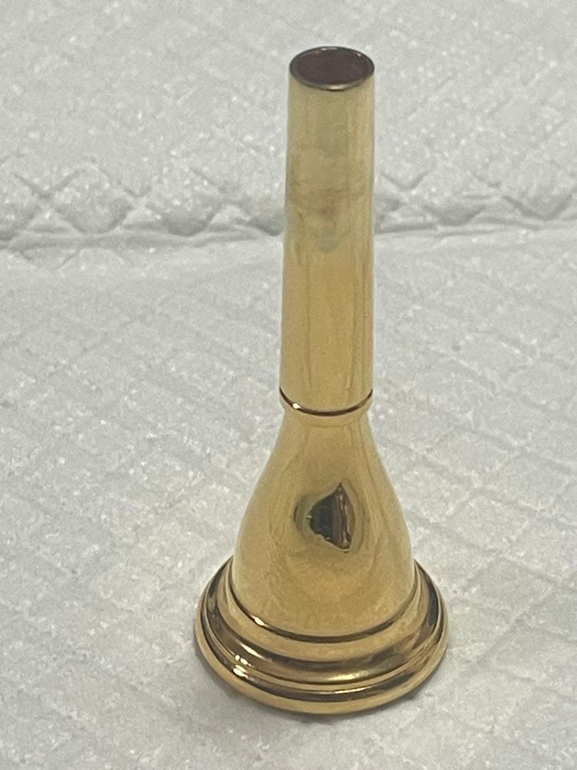 ホルン　マウスピース　E.シュミット 105 金メッキ