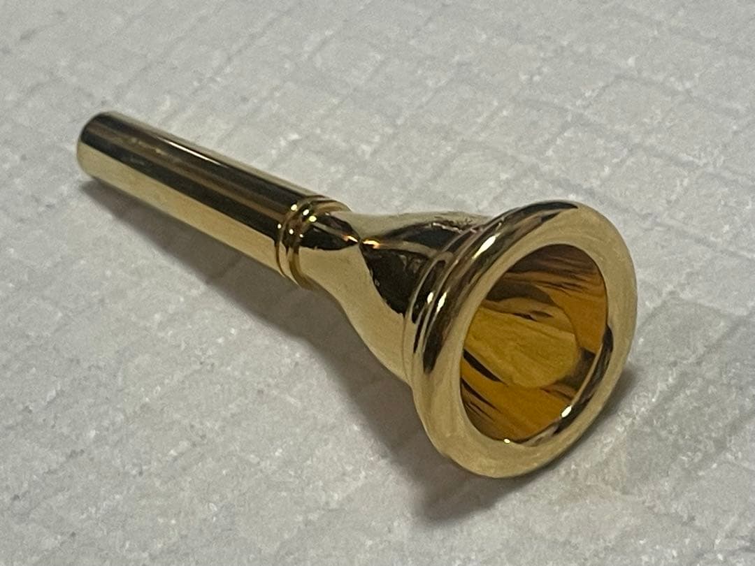 ホルン　マウスピース　E.シュミット 105 金メッキ