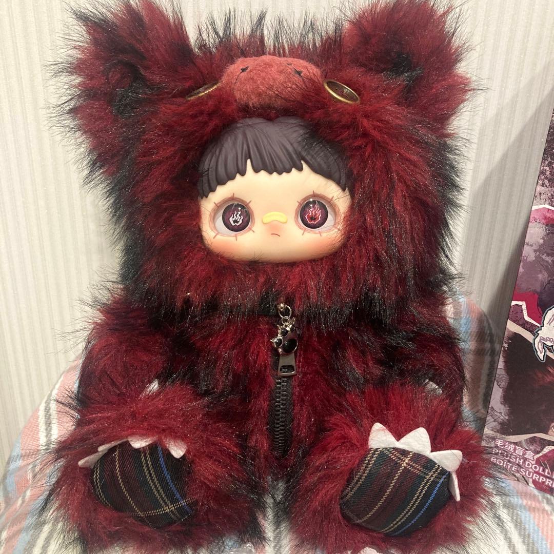 Maymei メイメイ新作　反逆シリーズ　うさぎ　赤　ぬいぐるみ　リュック