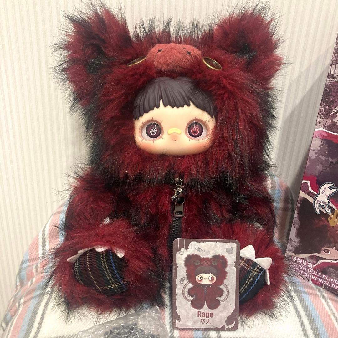 Maymei メイメイ新作　反逆シリーズ　うさぎ　赤　ぬいぐるみ　リュック