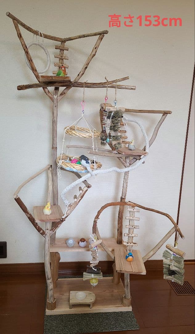 ⑧Mオーダー　バードアスレチック　流木　ハンドメイド