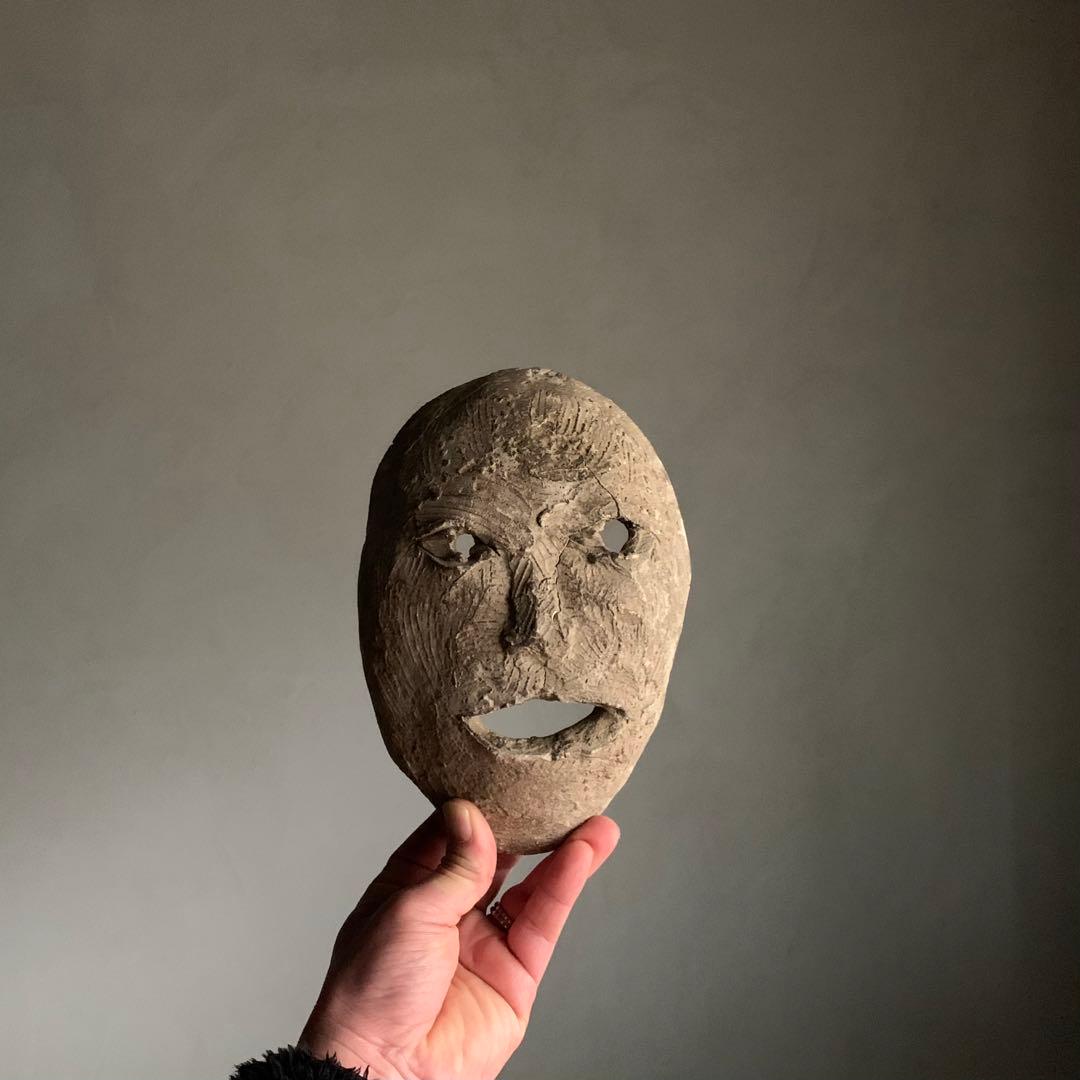 熊谷幸治 さんの 人面土器 現代美術 仮面 アート
