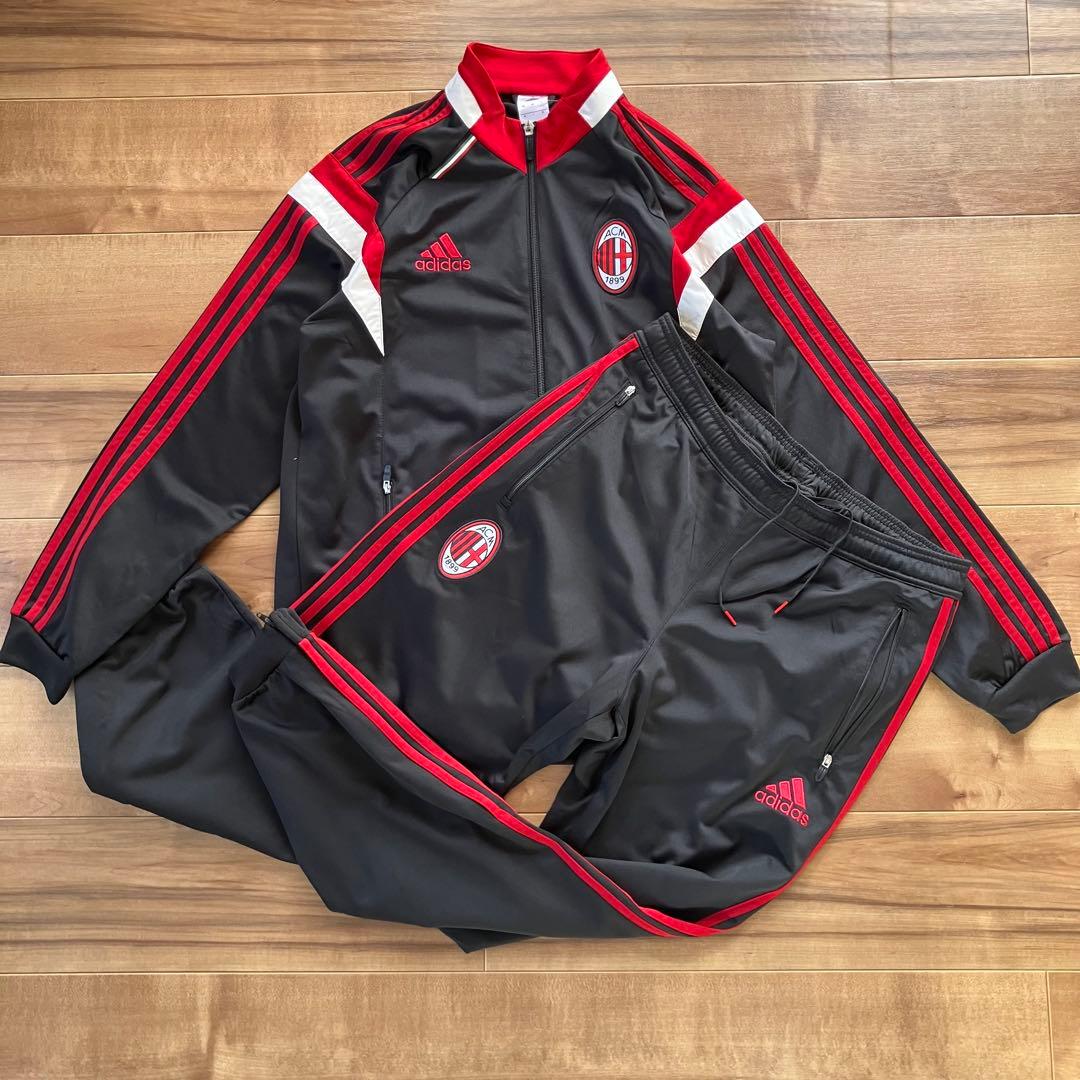 ACミラン　セリエＡ　adidas　セットアップ　サッカー　ジャージ　上下セット
