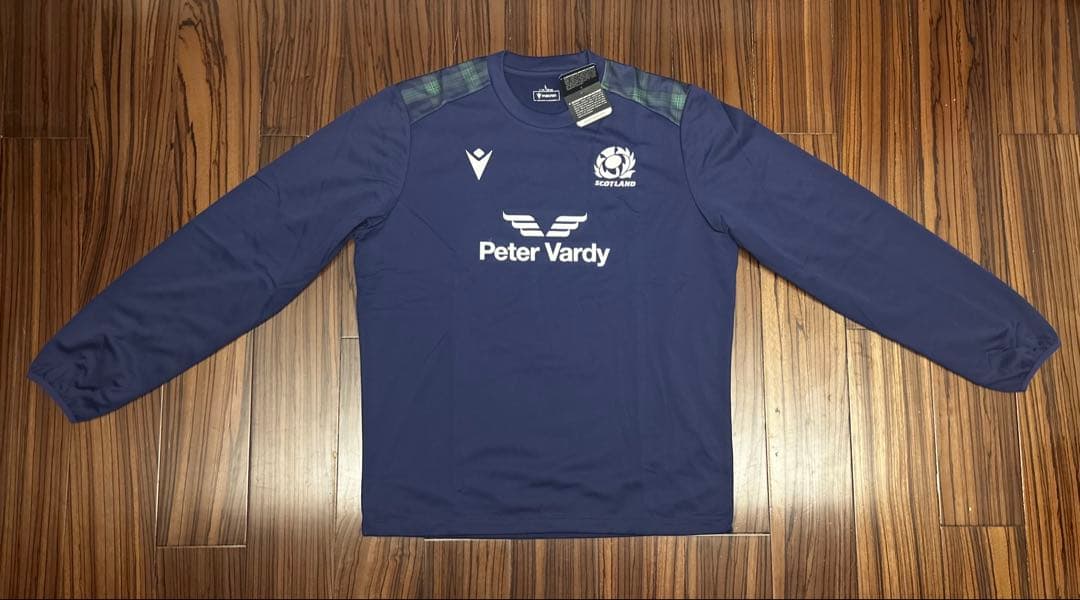 【新品未使用】ラグビー　スコットランド代表　長袖トレーニングシャツ　L