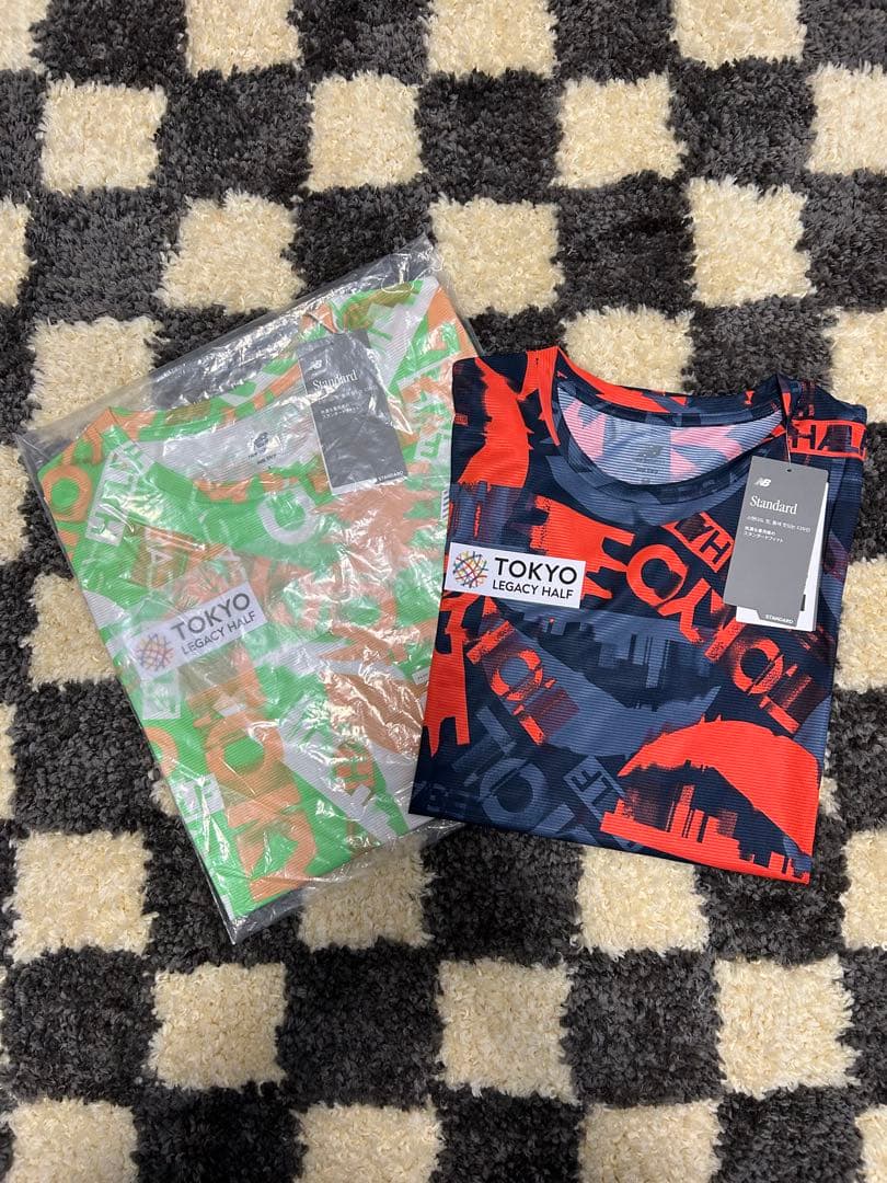 New Balance 陸上Tシャツ 2点 東京レガシーハーフマラソン 新品