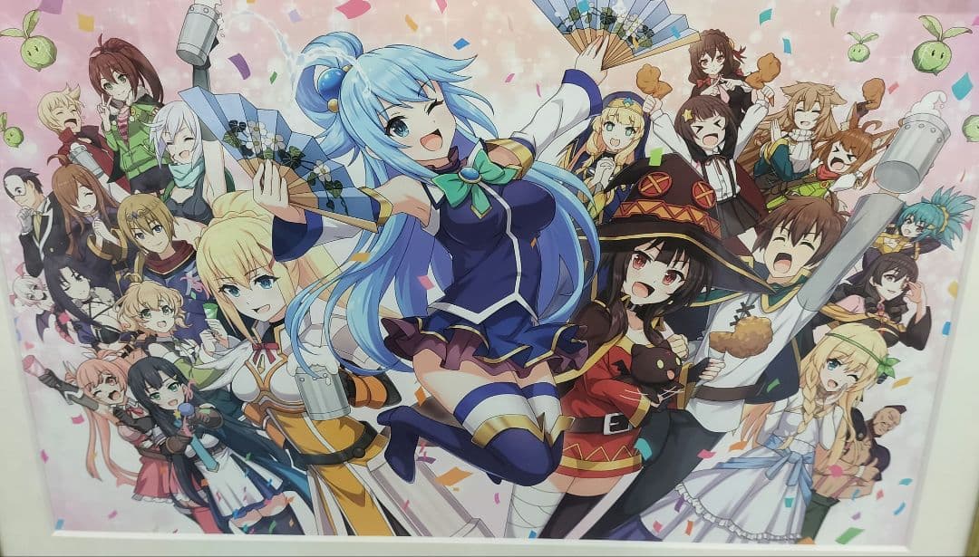 シリアルNo.入り このすばファンタスティックデイズの複製原画、限定版