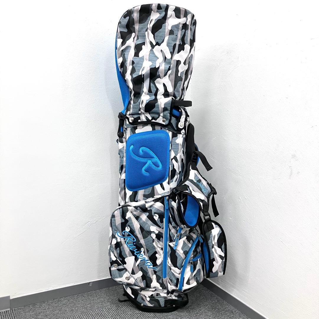 Riviera リビエラ ゴルフ キャディーバッグ 迷彩 RCB-181 美品