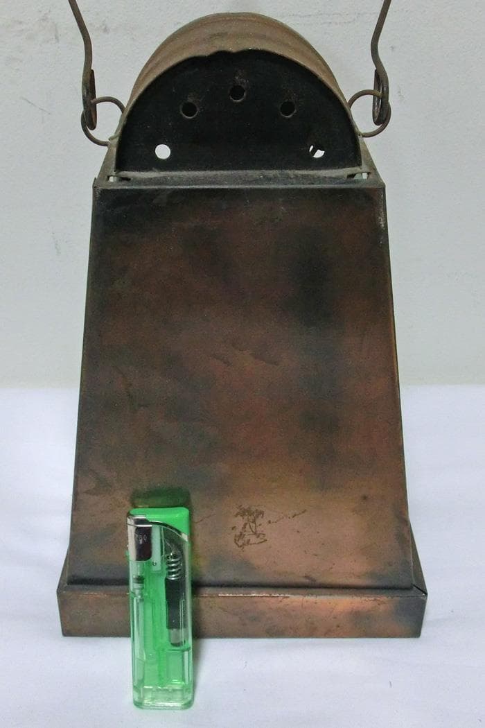 ☆アルコールランプ☆オイル☆ランタン☆鉄製☆側面硝子☆香港製☆