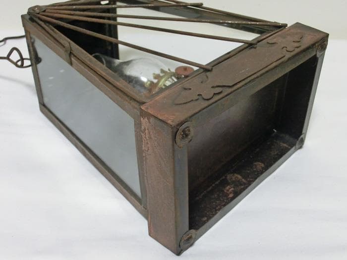 ☆アルコールランプ☆オイル☆ランタン☆鉄製☆側面硝子☆香港製☆