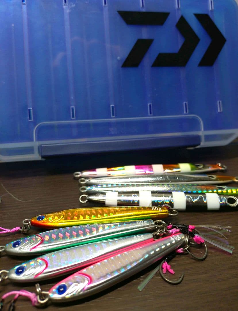 【未使用】メタルジグまとめ売り(ケース付)