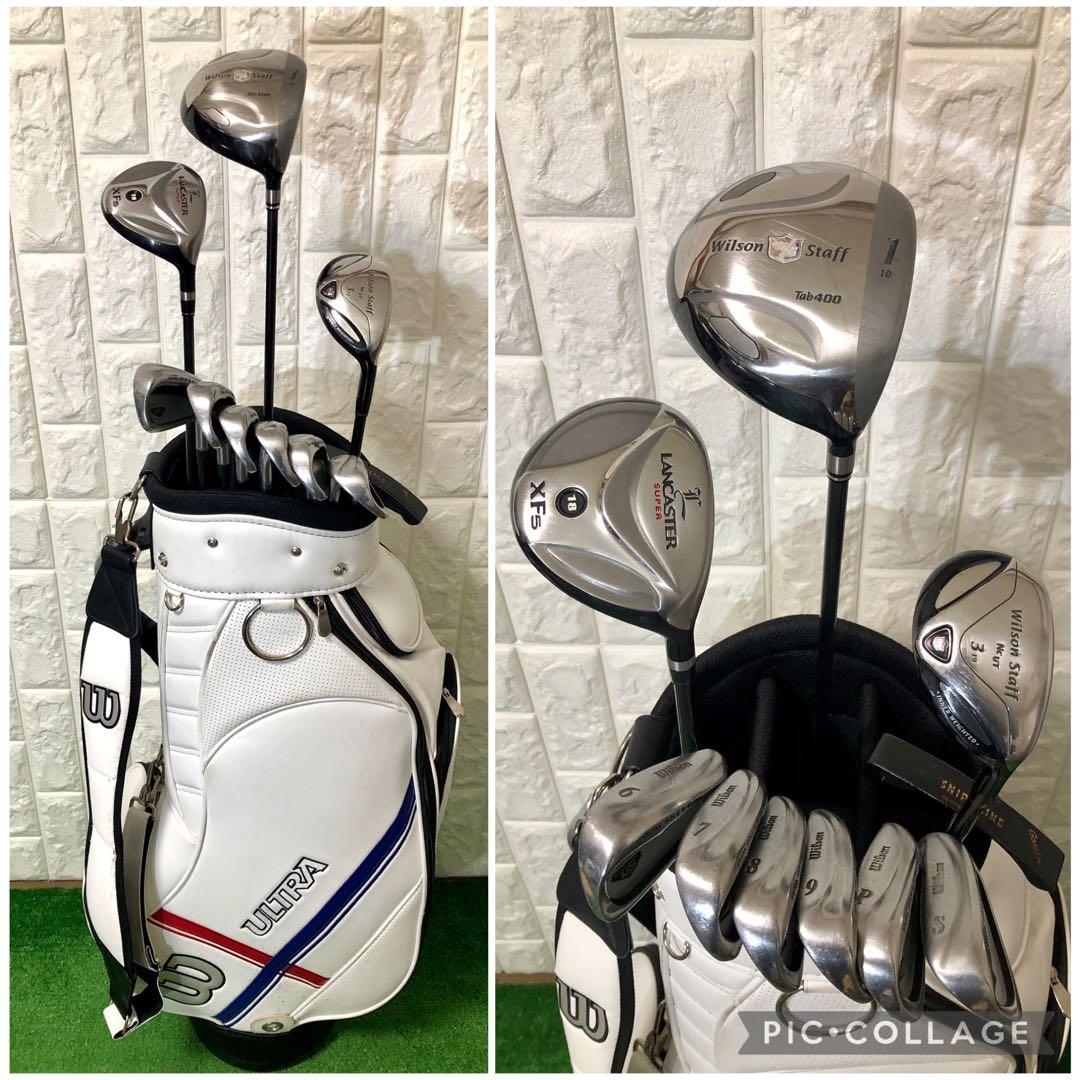 初心者おすすめ☆メンズ ゴルフクラブセット☆ウィルソン☆キャディバッグ付