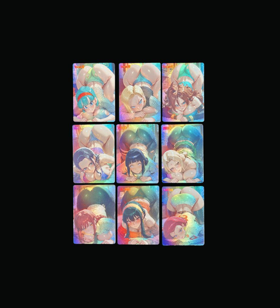 318　～　326　9枚　まとめ売り　美少女カード