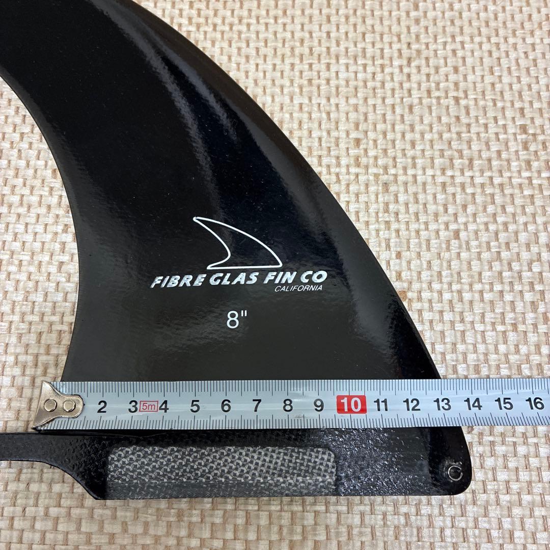 FIBRE GLAS FIN CO サーフボードフィン 8インチ ブラック
