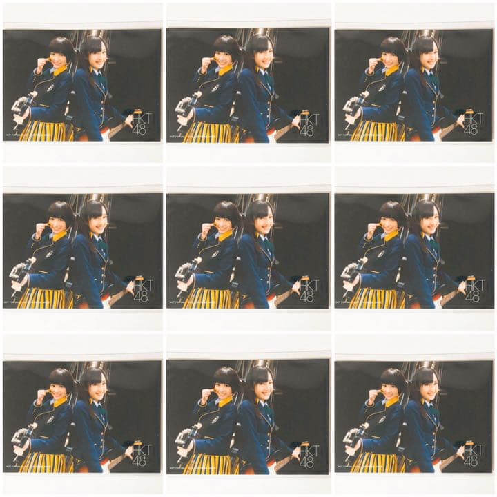 HKT48【田島芽瑠＆朝長美桜】メロンジュース★生写真★ブロマイド★9点セット