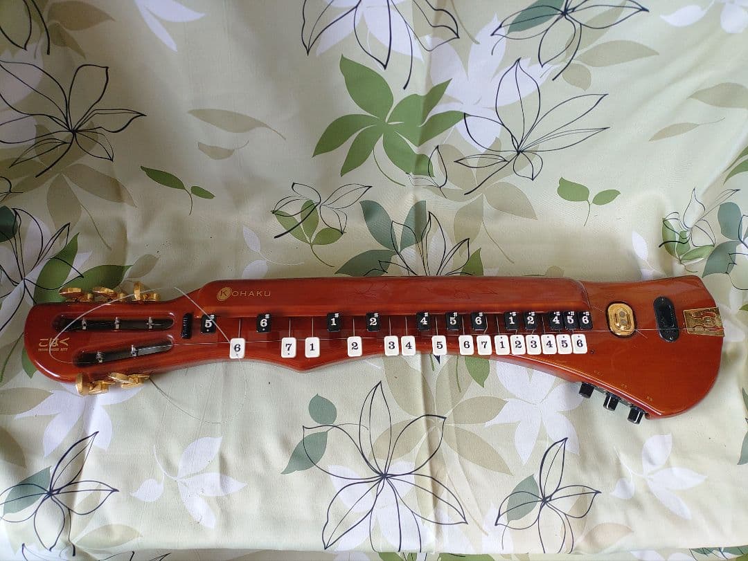 電気大正琴 こはく ソプラノ CHK-1 鈴木楽器製作所 ケース付き美品
