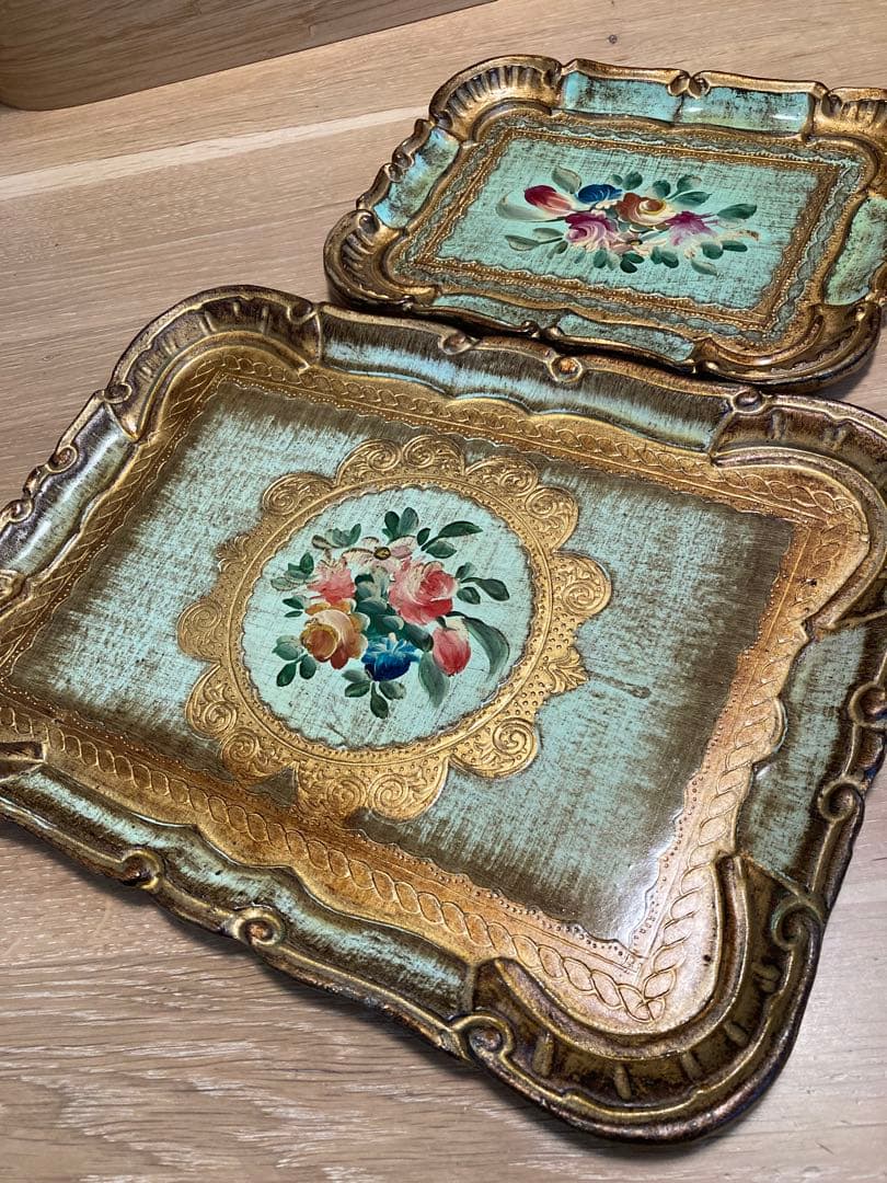 イタリア製　トレイ　2セット