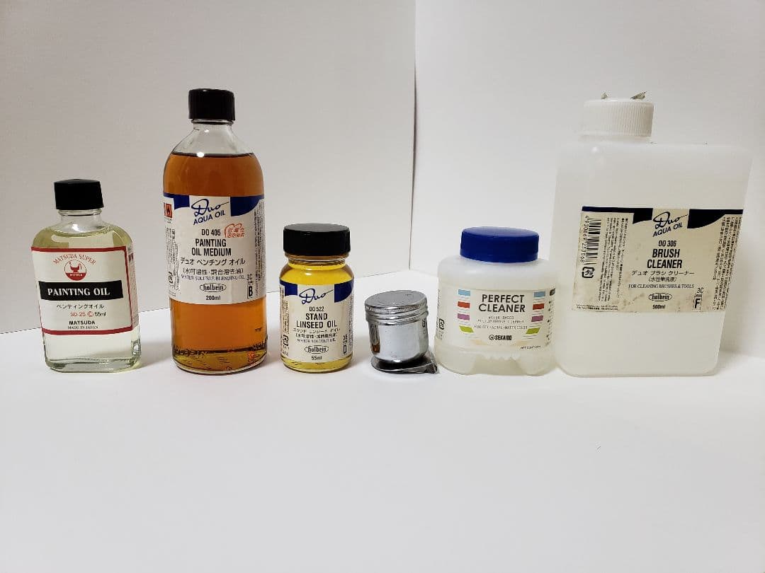 ホルベイン アクアオイルカラー デュオ 20色セット他