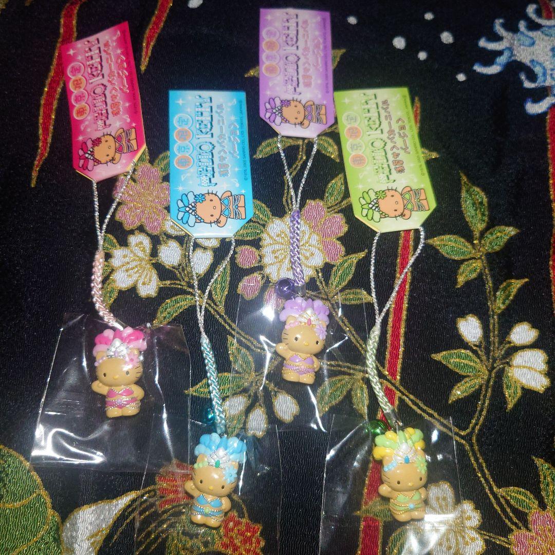 ハローキティ　根付　浅草サンバカーニバル　日焼けキティ　2005年