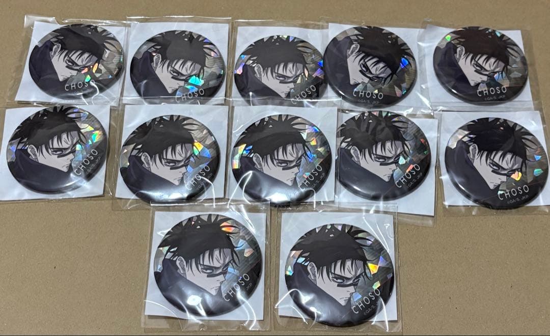 呪術廻戦 脹相 TOHO ホログラム缶バッジ 12個