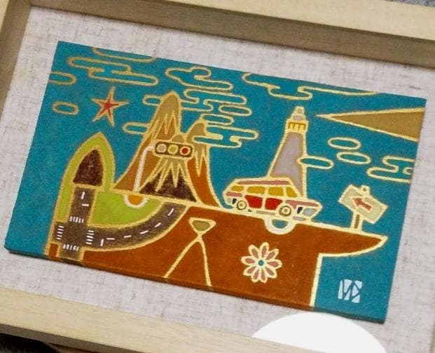 日本画 みやじまゆういち ネコノヒタイ 参