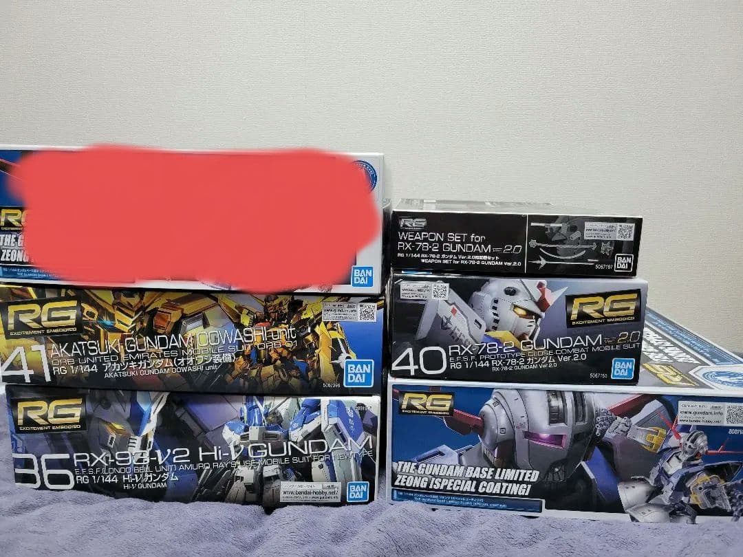 RGガンプラまとめ売り　写真多数あります　値下げ交渉可能