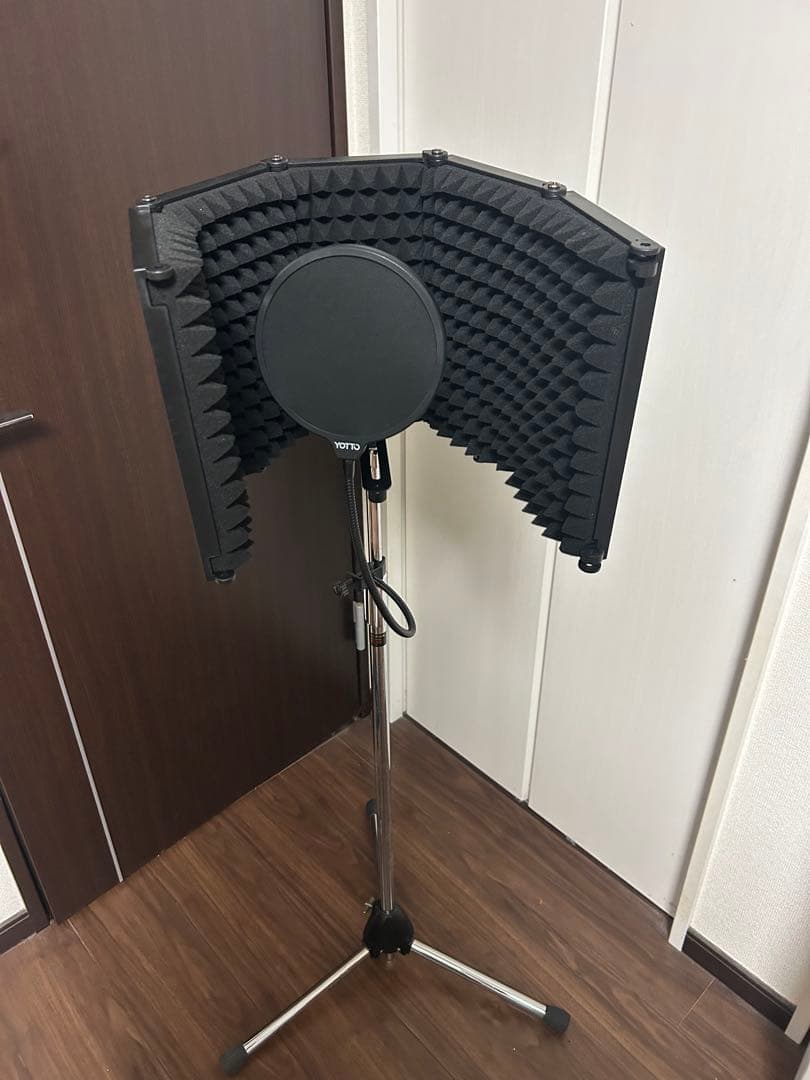 マイクスタンド、ポップガード、リフレクションフィルターセット DTMセット