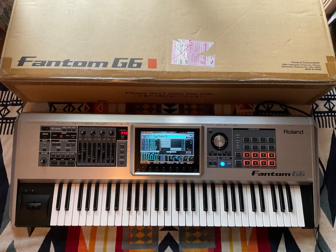 Roland Fantom G6 ＋ メモリ512MB ＋ スタンドKS-V7