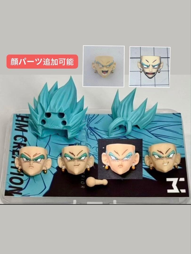 S.H.Figuarts用 ベジット ブルー　カスタムヘッドパーツ