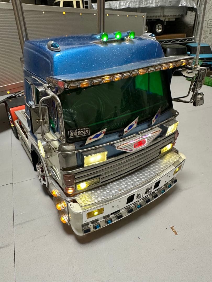 1/14 タミヤ ドルフィン　トレーラー　デコトラ　フロントマーカーリレーあり