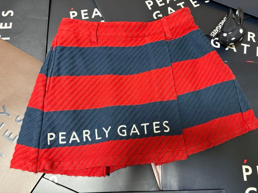 PEARLY GATES ストライプ スカート