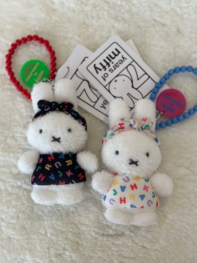 原宿限定 ミッフィー ✖️MIIA バッグチャーム マスコット2個セット