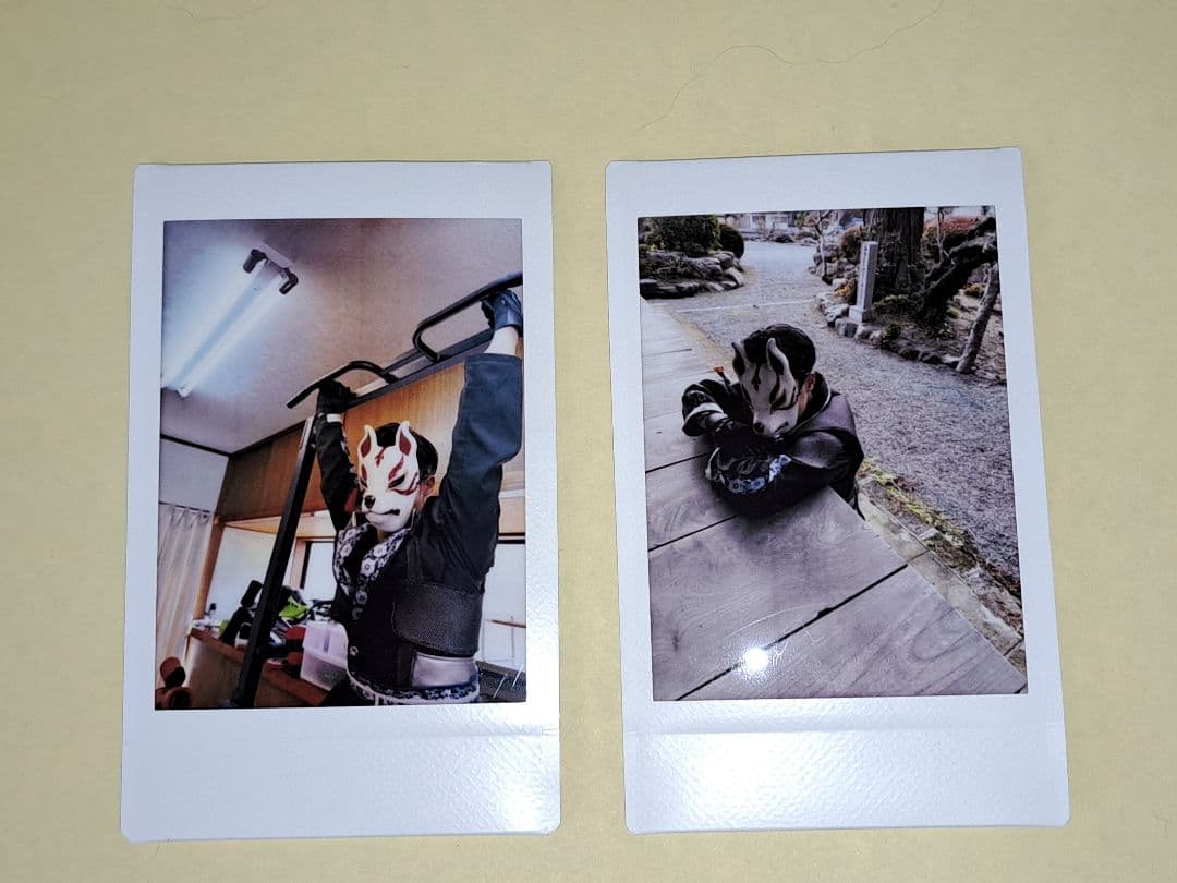 ラ*ス様 O-MENZ 狐 チェキ