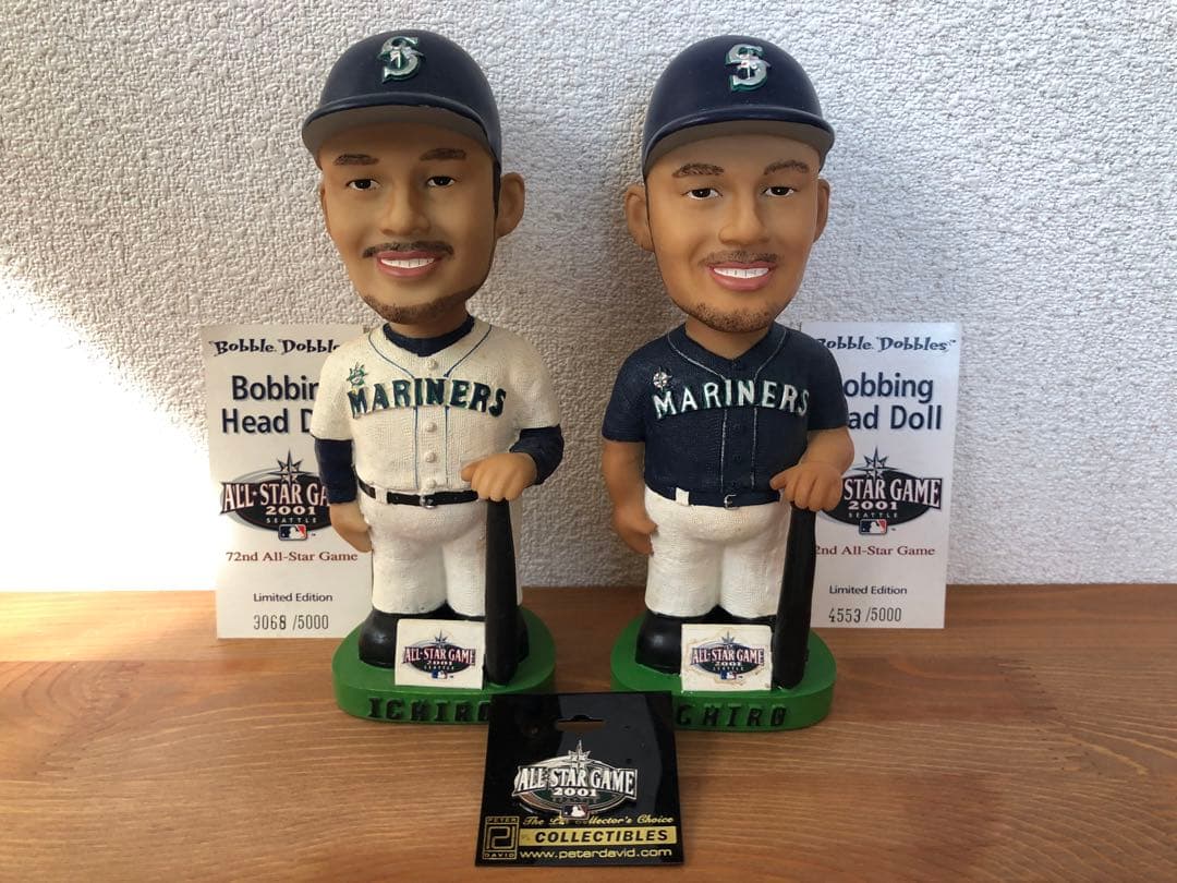 MLB オールスター イチロー ボブルヘッド シリアル ナンバー 限定品 セット