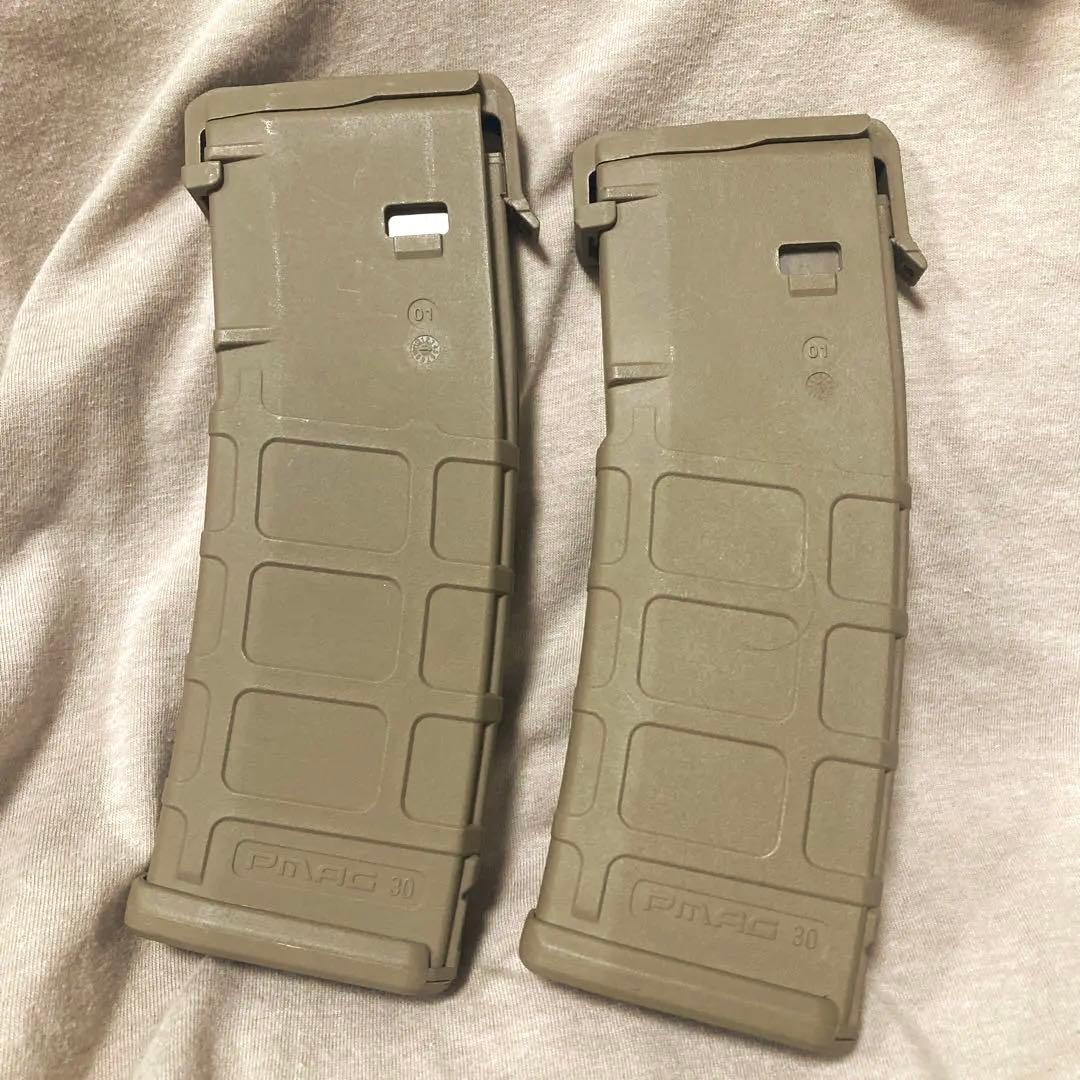 PTS MAGPUL PMAG 次世代電動ガン用 マガジン 2本セット 中古良品