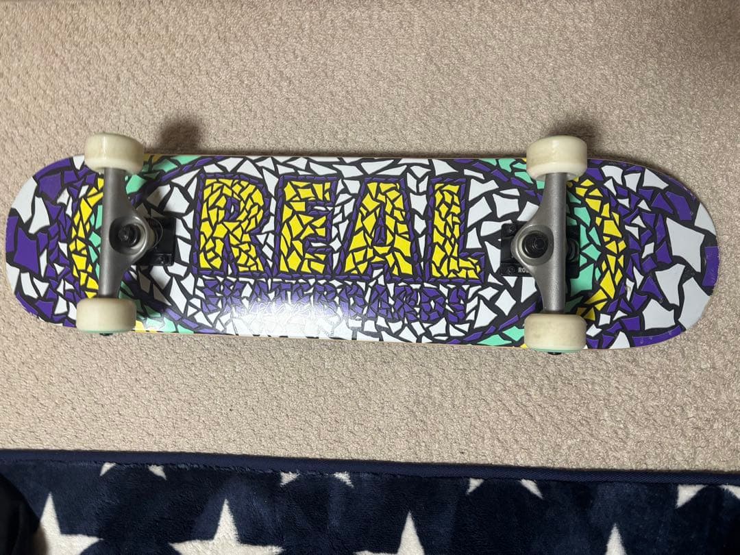 REAL スケートボードコンプリート 純正7.8インチ