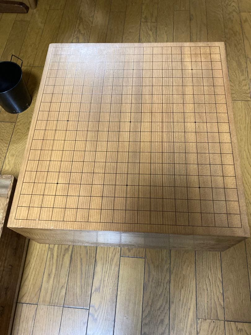 木製囲碁盤 セット　約45cm x 45cm