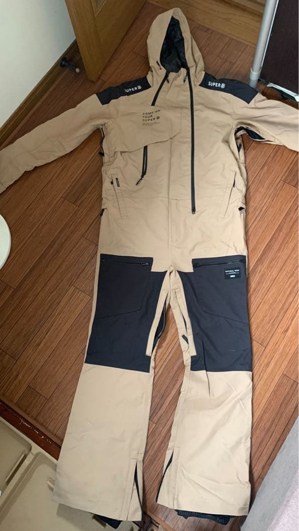 さらにさらに値下げ！！EL NATH スノーボードウェア ベージュ/ブラック