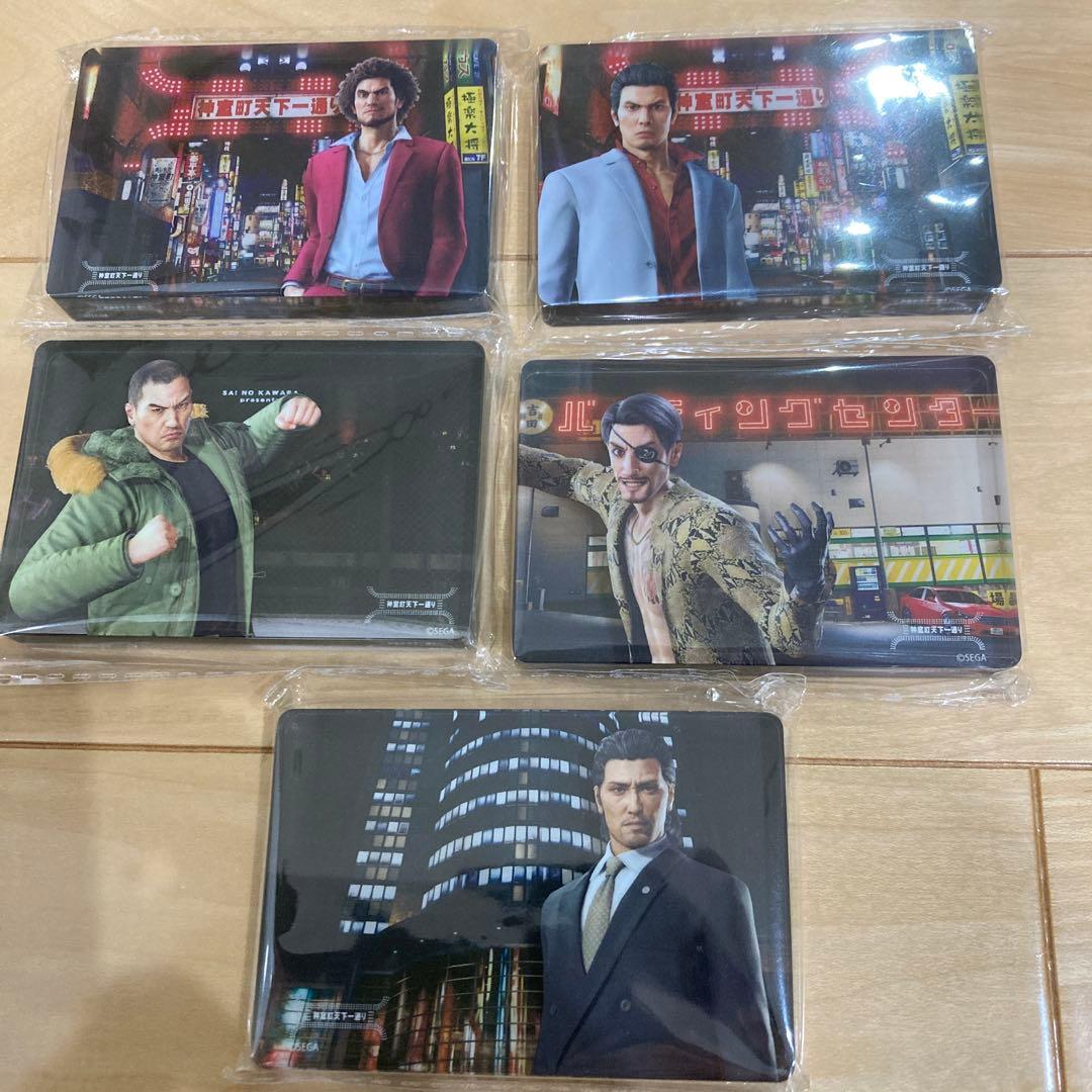 新品未開封 龍が如くアクリルブロック全5種セット