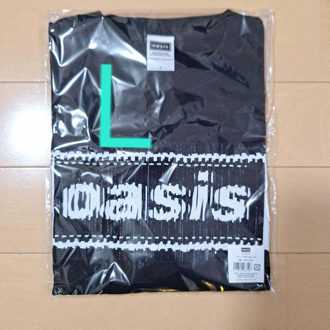 新品　Oasis　30周年　特別展　ロゴ　Tシャツ　L