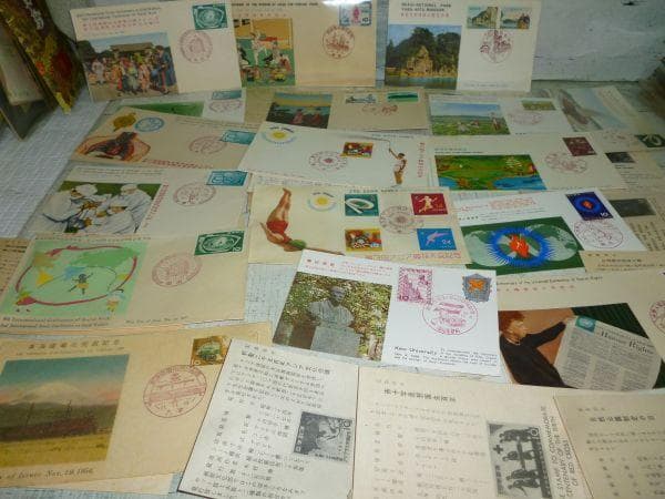 1958年が多く59年と64年が1枚 大量 初日カバー 電気機関車 電車 絵葉書