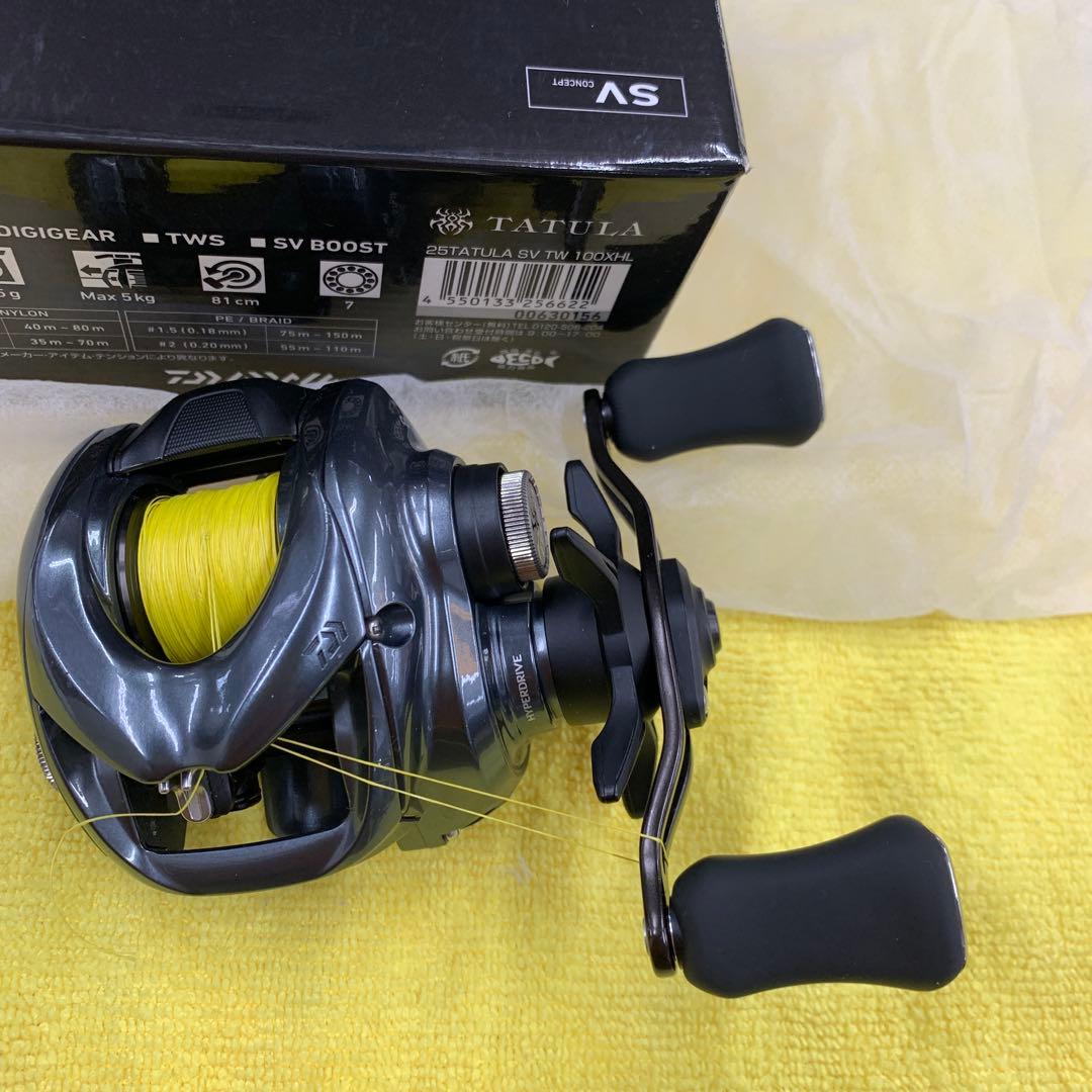 DAIWA 25 TATULA(タトゥーラ) SV TW 100XH 右ハンドル